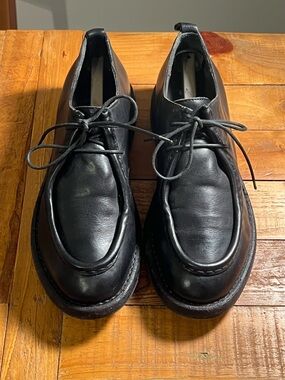 Moma Calfskin Men’s Lace-Up Casual Shoes